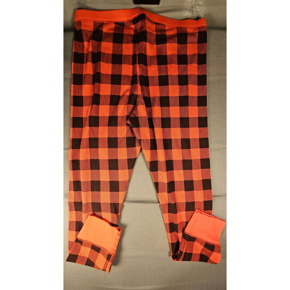 Old‎ Navy Womens XL Red Buffalo Plaid Waffle Knit Pajama Leggings 340481-02 - Picture 7 of 7